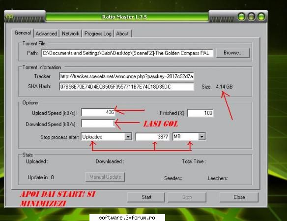 Cum sa va mariti ratia pe un Tracker - Acest program va va mari ratia de pe un torent - Hack-uri